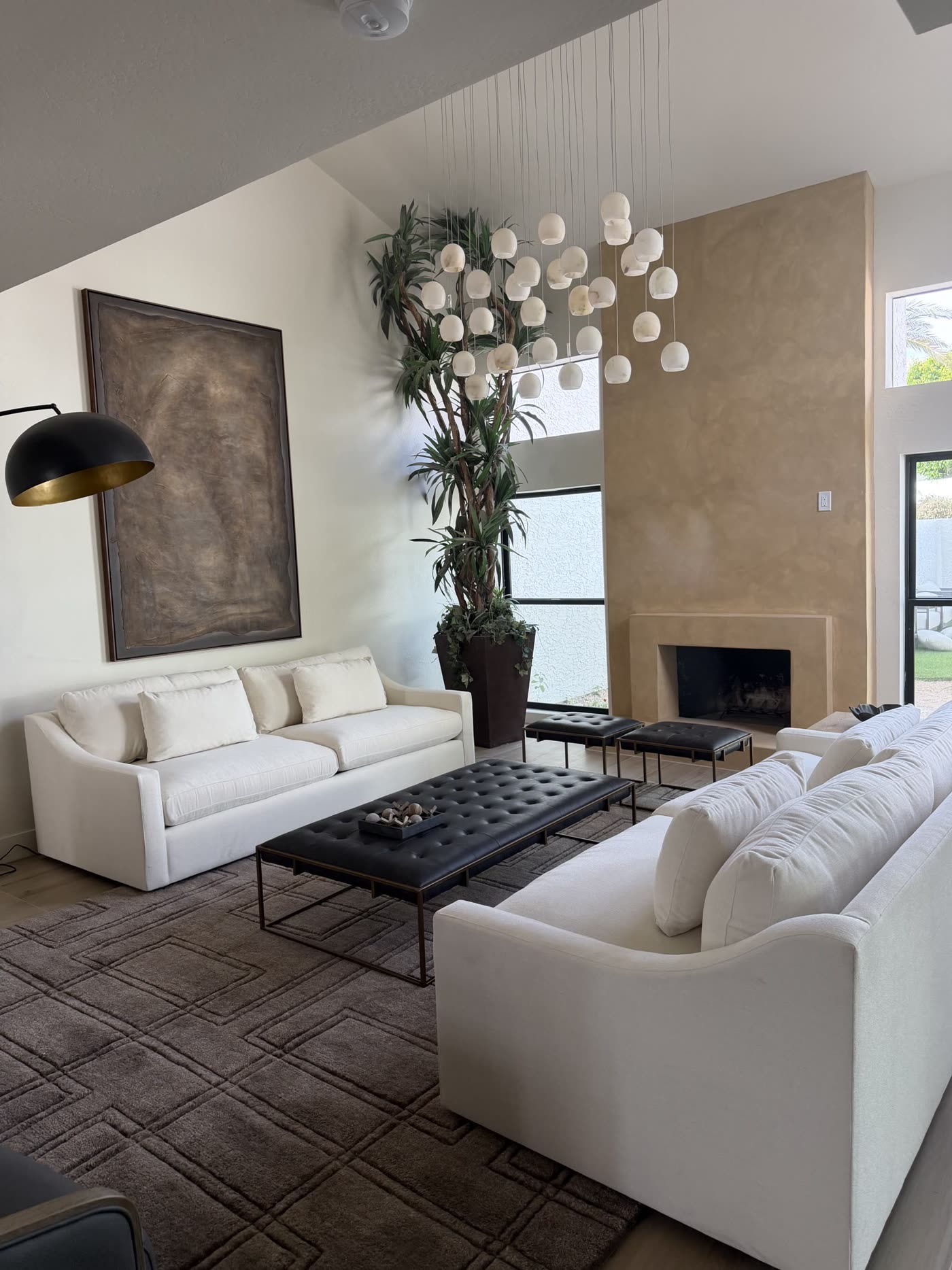 Living room placed and ready to use by Marathon Movers, Phoenix AZ